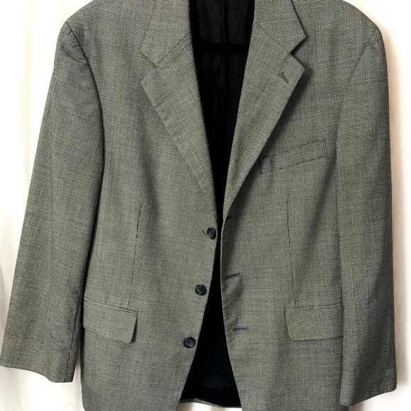 Vintage Grey Wool Blazer | Versini - Picture 2 of 10